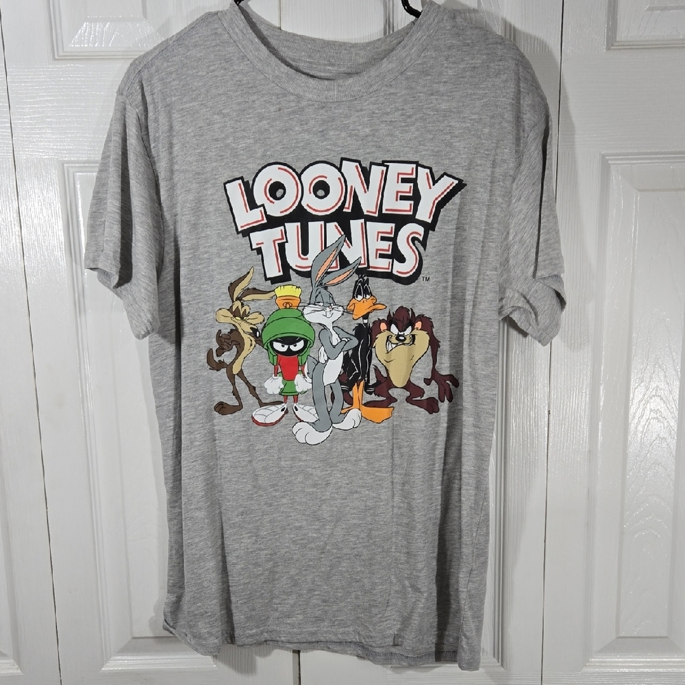 Warner Bros. Looney Tunes Gray Junior  XL T-Shirt